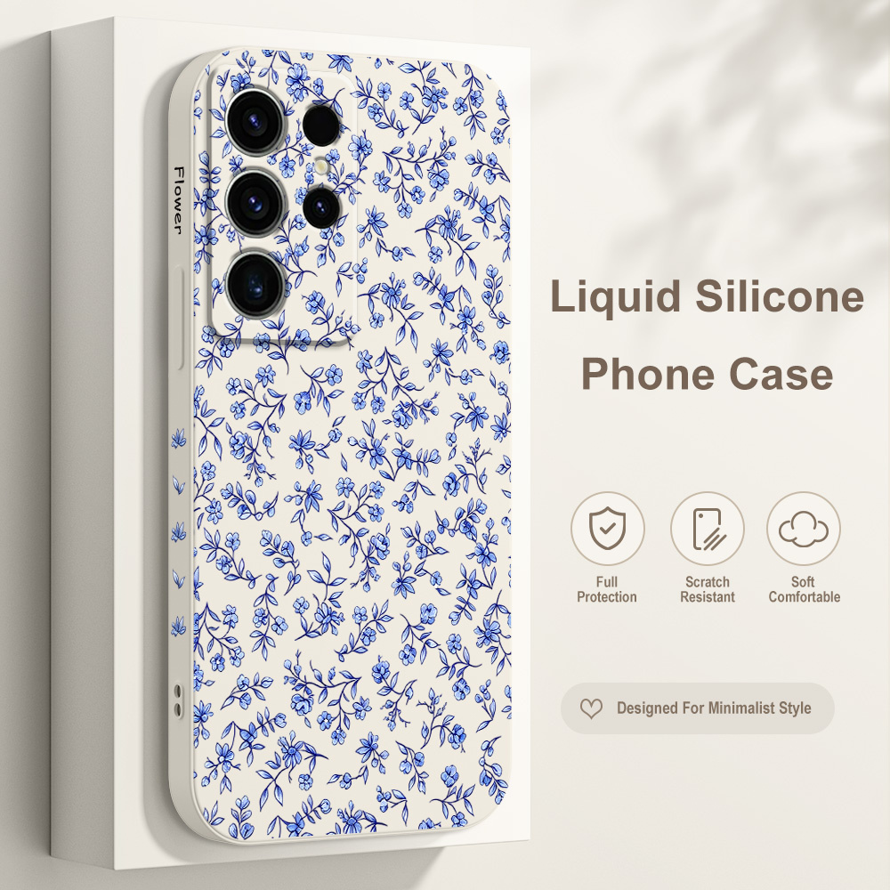 Phone Cases Galaxy S23 - Twisted Floral Phone Case For Samsung