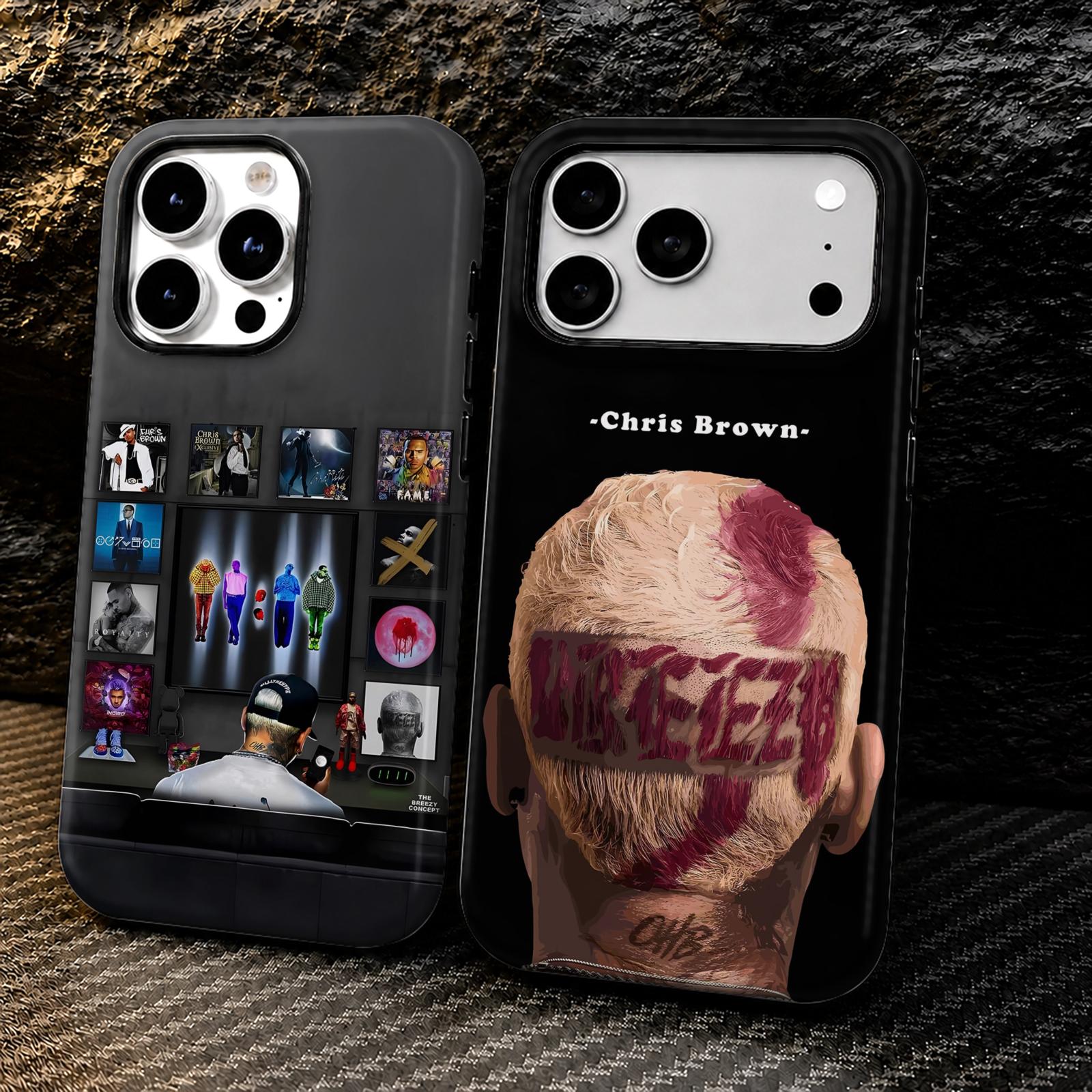 Phone Cases Brown - Rap C-Chris B-Brown Phone Case For