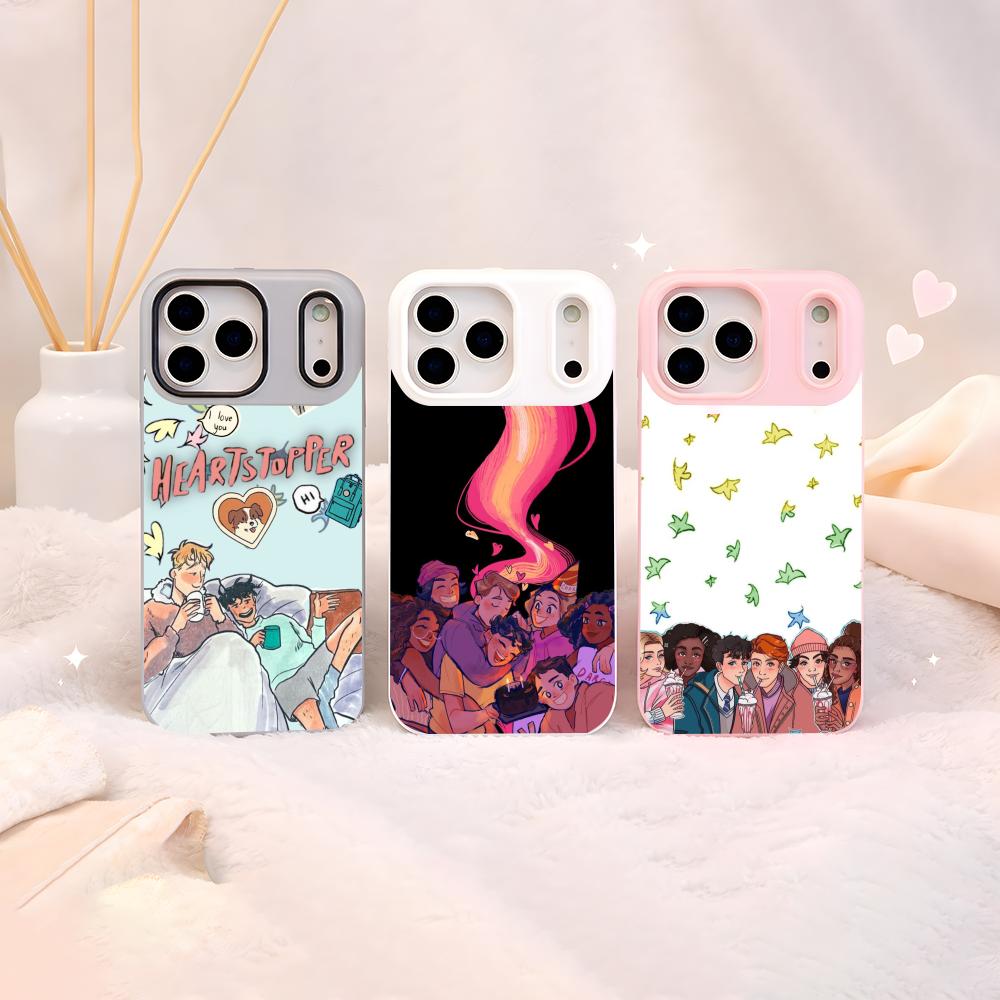 Phone Cases Yellow - BL Series Heartstopper Phone Case Clear