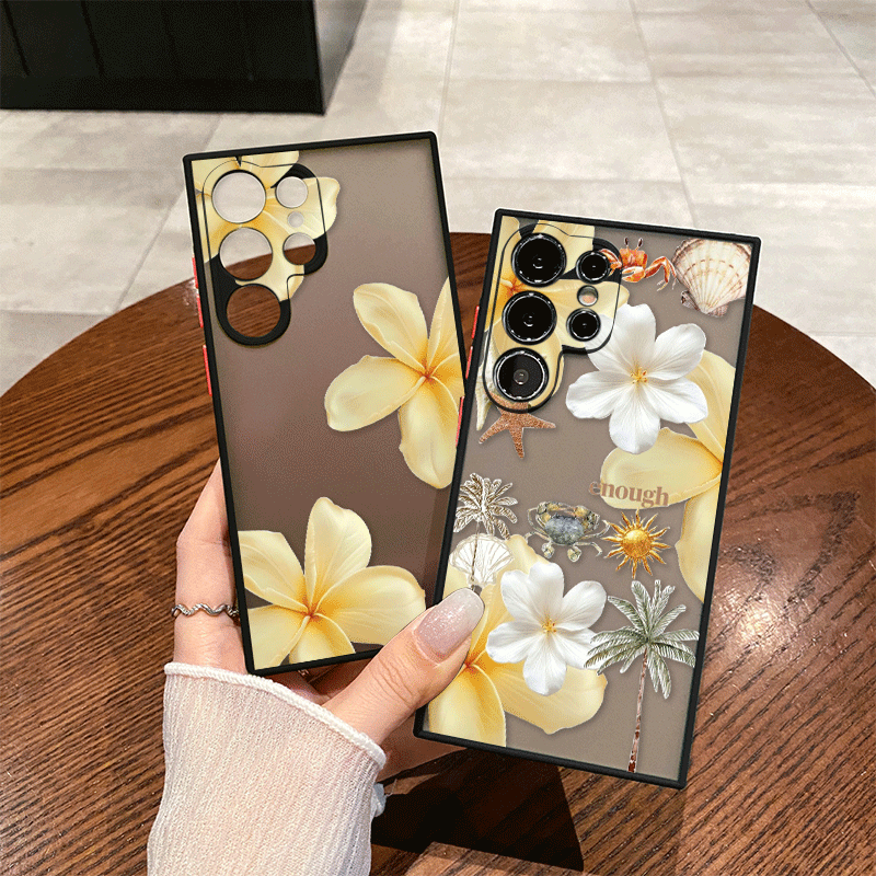 Phone Cases Yellow - Fresh Flower Summer Yellow Floral Printed
