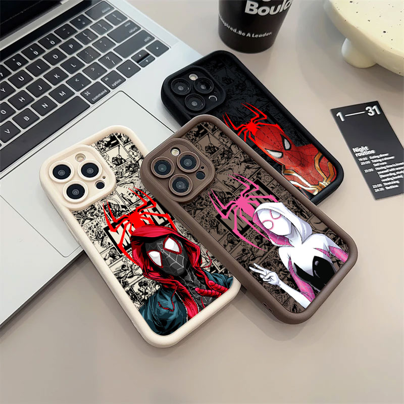 Spiderman Miles Morales Gwen M - Phone Cases Iphone 15 评论和价格