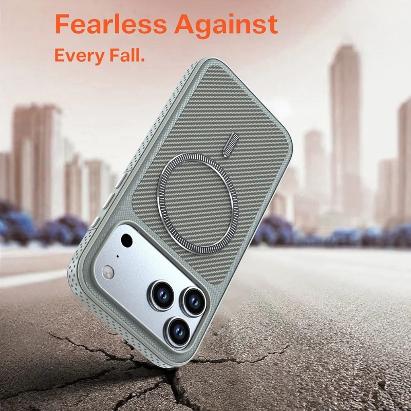 New Carbon Fiber Texture Magne - Rugged Armor Case 评论和价格