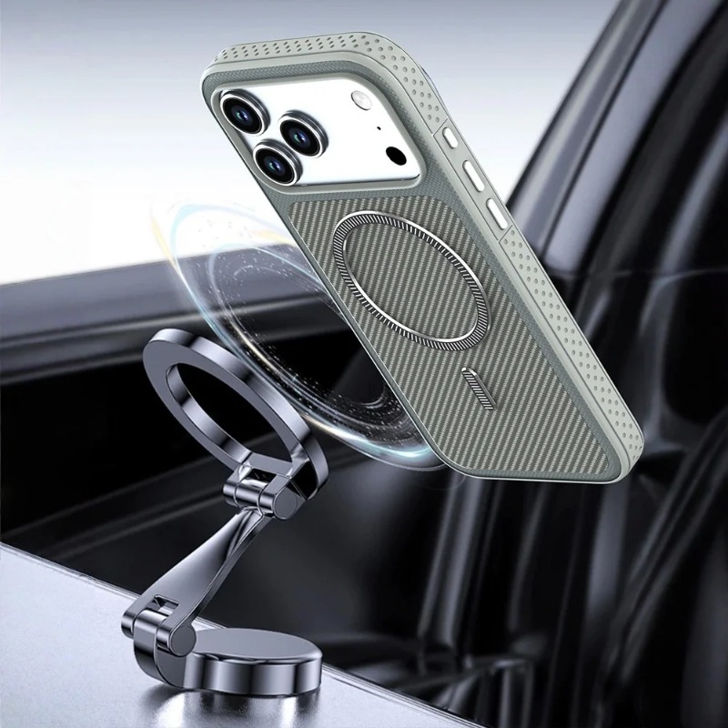 New Carbon Fiber Texture Magne - Rugged Armor Case 评论和价格