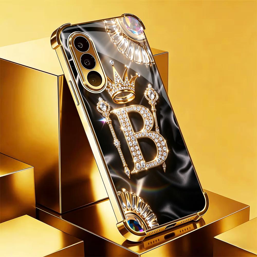 Elegant Crystal Crown B phone  - Phone Cases Quad Lock 评论和价格
