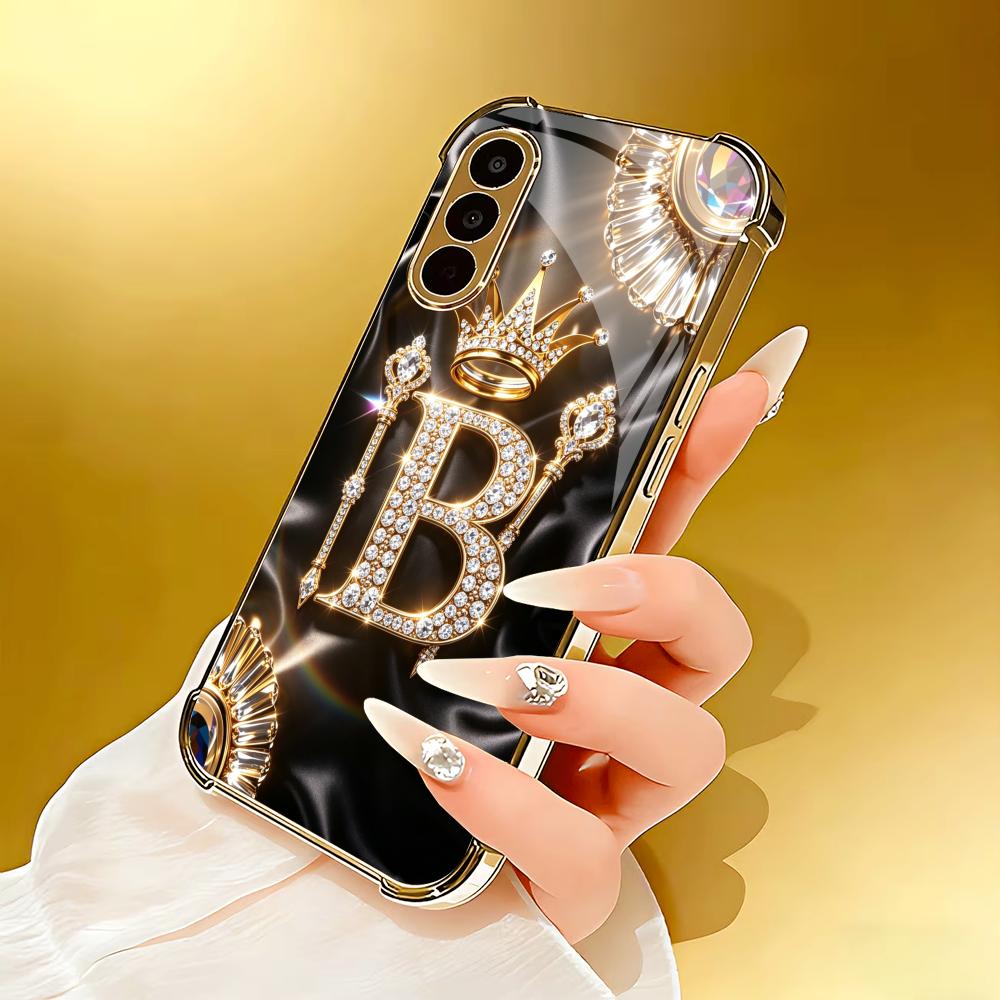 Elegant Crystal Crown B phone  - Phone Cases Quad Lock 评论和价格