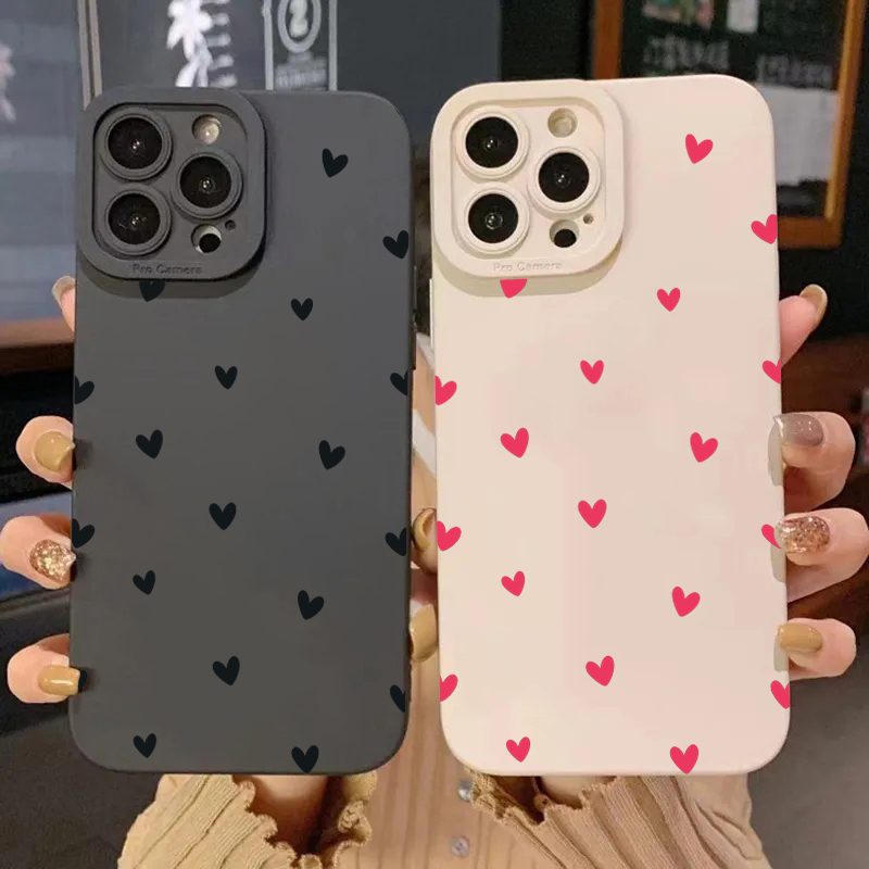 Black Love Heart Protector Pho - Phone Cases Galaxy S23 评论和价格