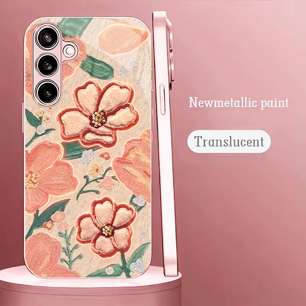 Glowing Peach Flower Fashion p - Phone Cases Quad Lock 评论和价格