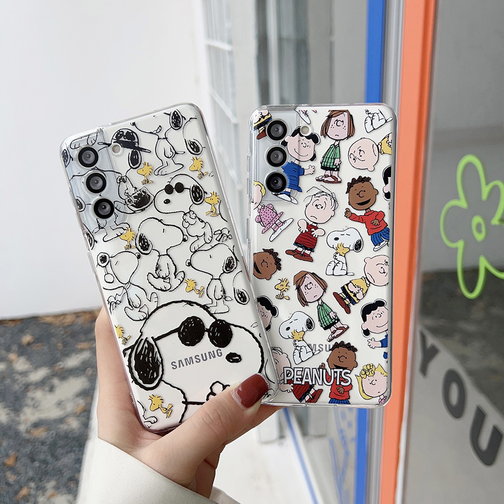 Cute Cartoon Peanut Snoopy Cha - Phone Cases Brown 评论和价格