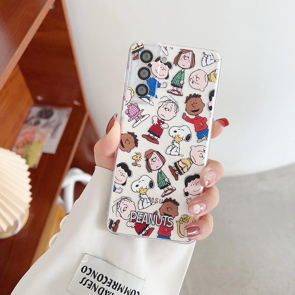 Cute Cartoon Peanut Snoopy Cha - Phone Cases Brown 评论和价格