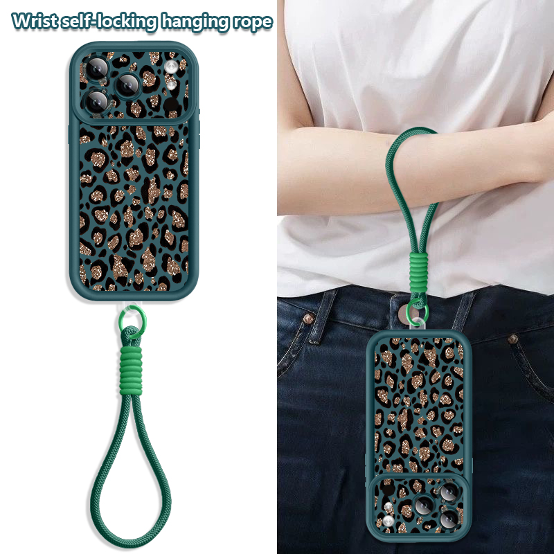 Brown Leopard Printed Lanyard  - Phone Cases Brown 评论和价格