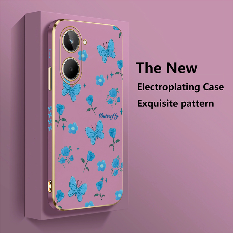 Flower Butterfly Print Phone C - Phone Cases Oppo 评论和价格