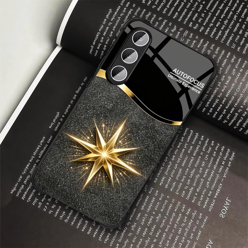 Black Shiny Gold Star phone ca - Phone Cases Quad Lock 评论和价格