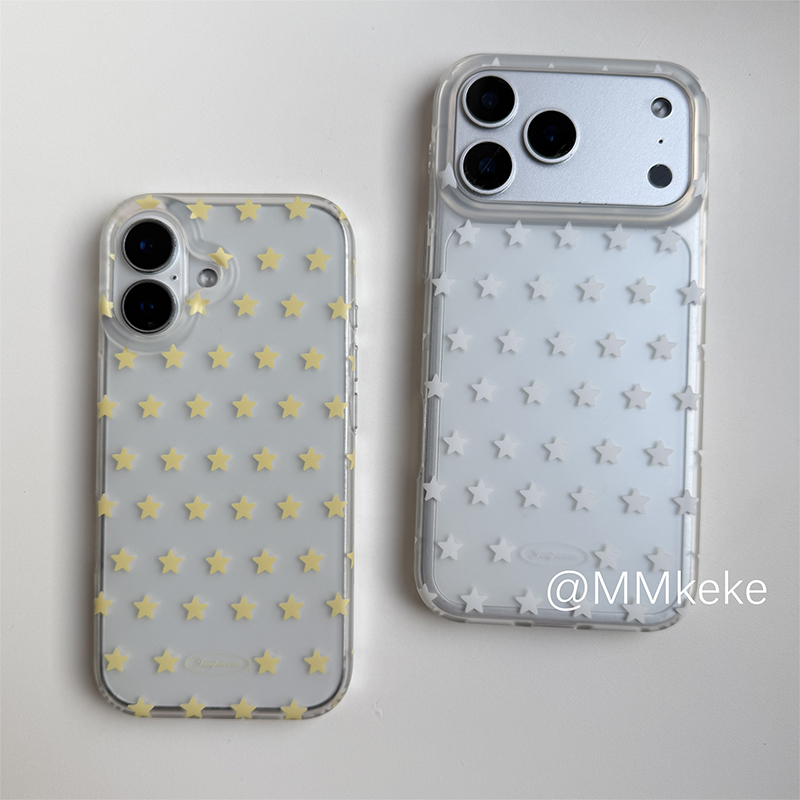 Korean Ins Yellow & White Star - Phone Cases Yellow 评论和价格