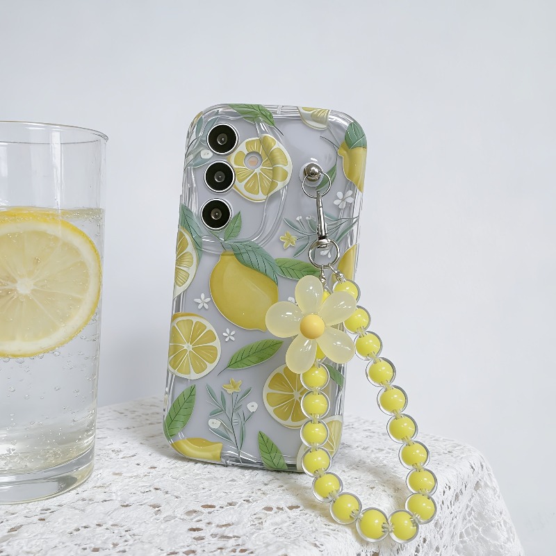 Yellow Lemon Flower Lanyard Ph - Phone Cases Yellow 评论和价格