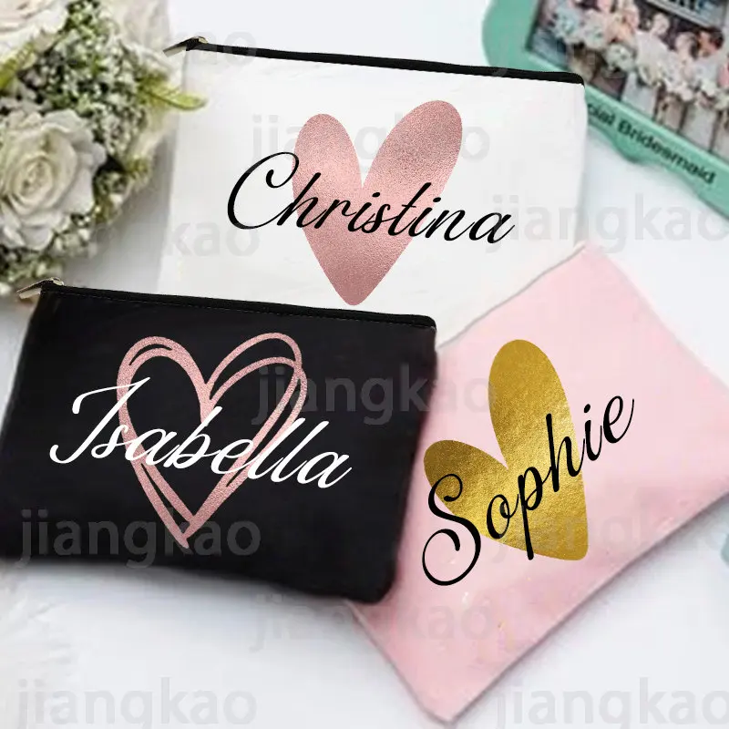 Personalized Makeup Bag Brides - Monogram Custom Case 评论和价格