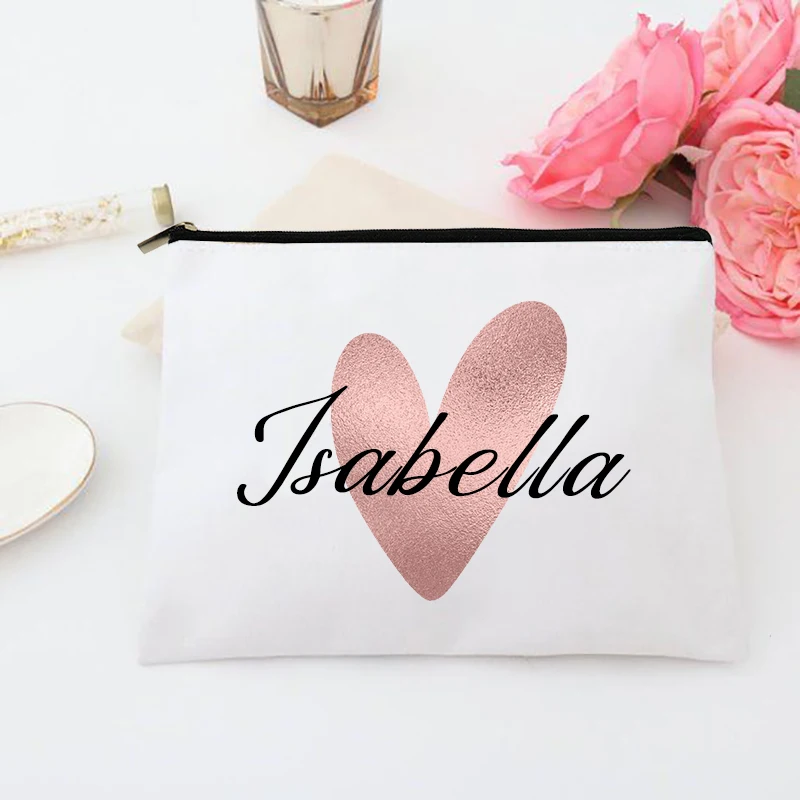 Personalized Makeup Bag Brides - Monogram Custom Case 评论和价格