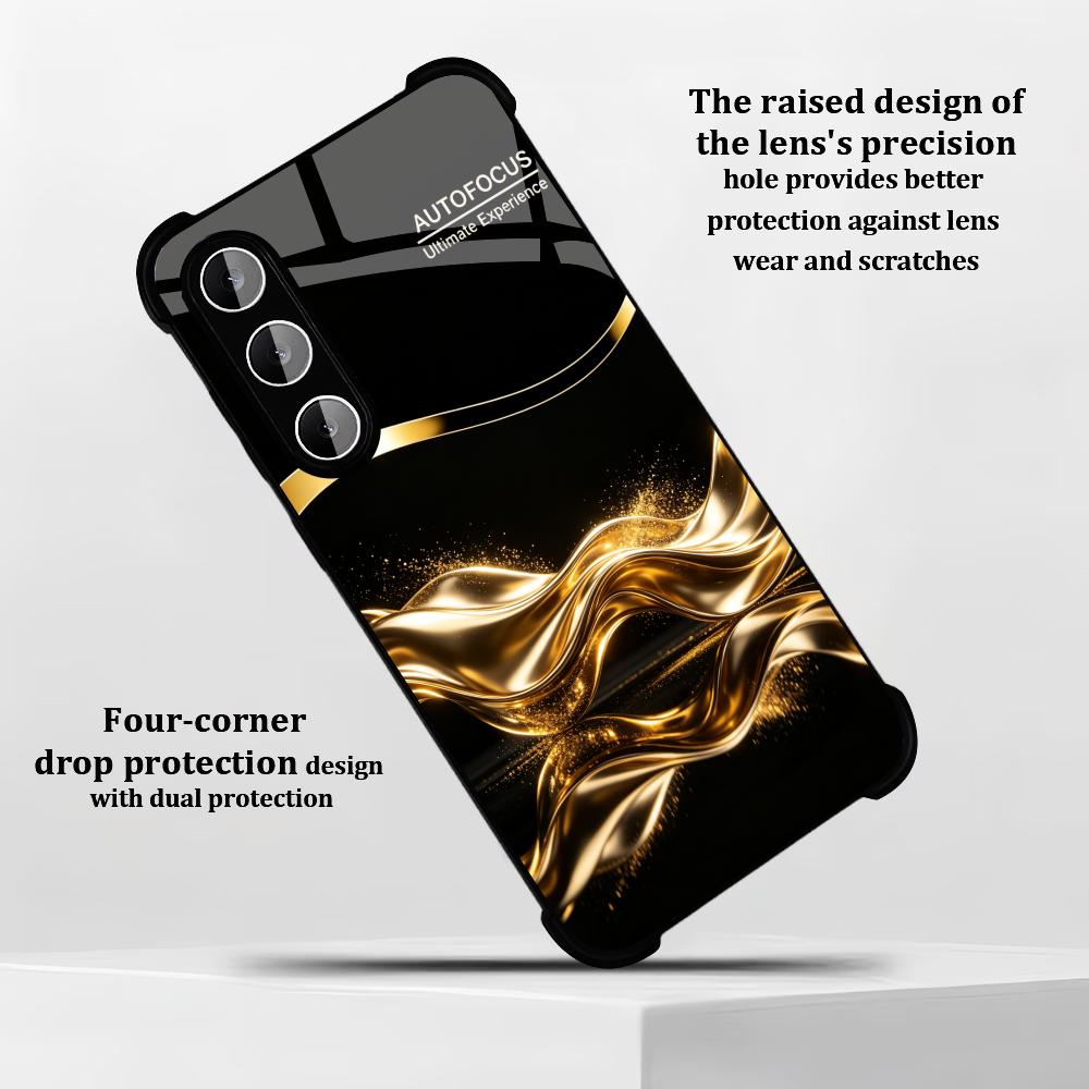 Luxury Metallic Gold Business  - Phone Cases Quad Lock 评论和价格