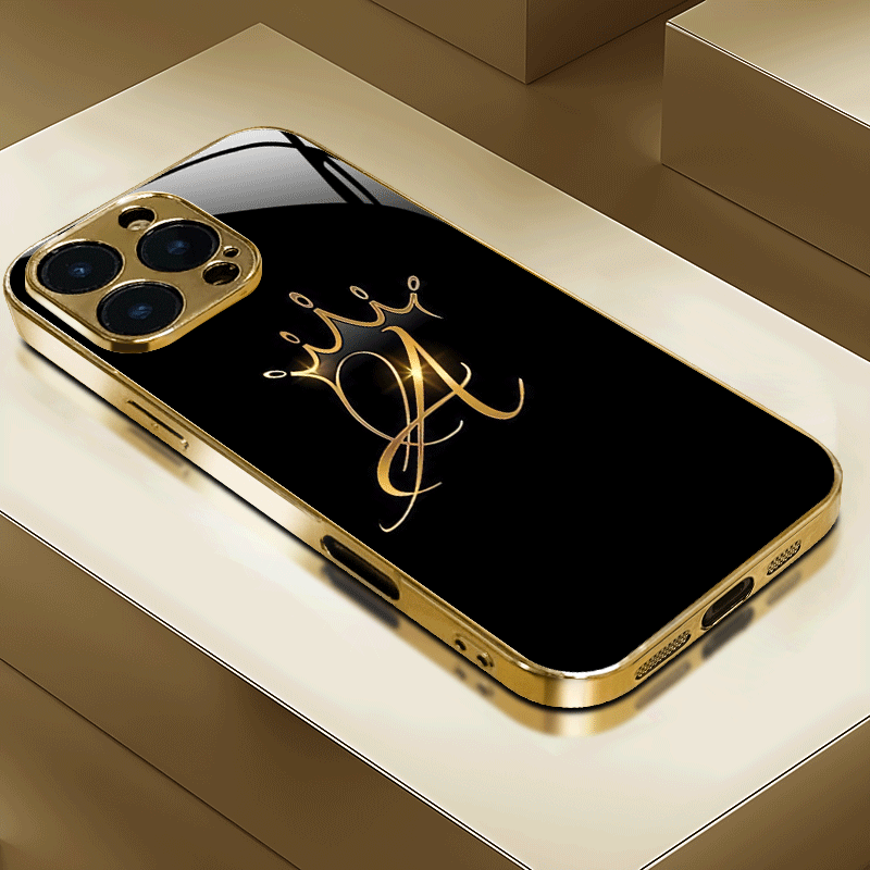 Noble Golden Crown Monogram Ha - Monogram Custom Case 评论和价格