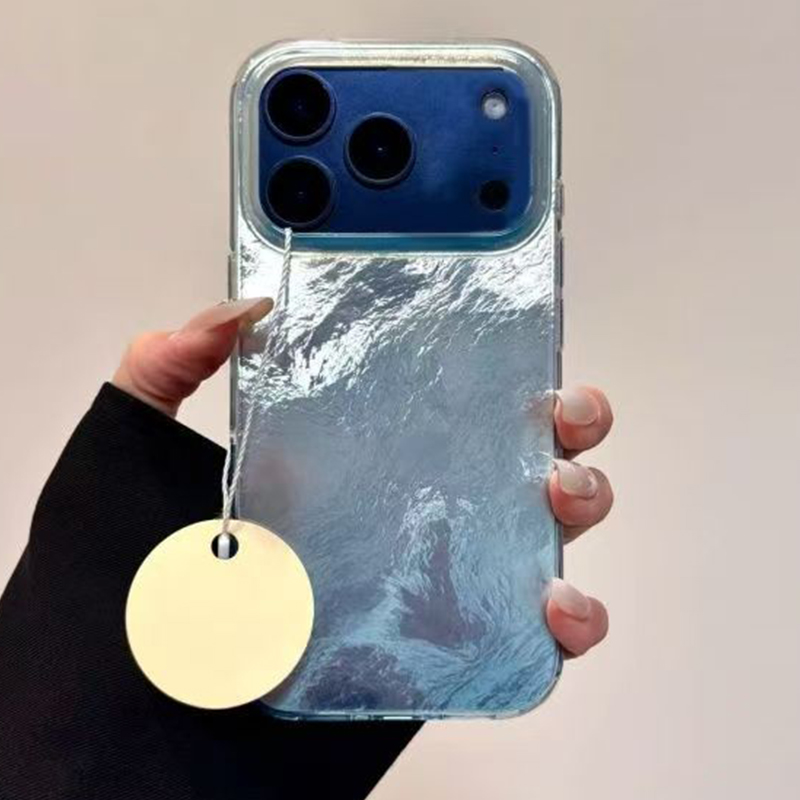 INS Style Blue Blending Print  - Phone Cases Brown 评论和价格