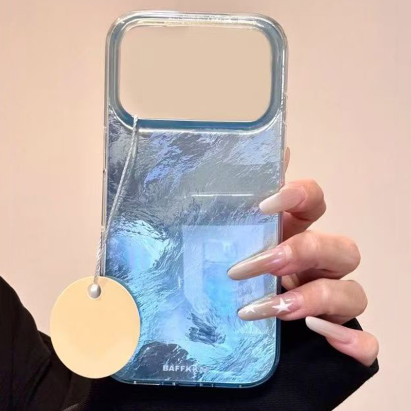 INS Style Blue Blending Print  - Phone Cases Brown 评论和价格