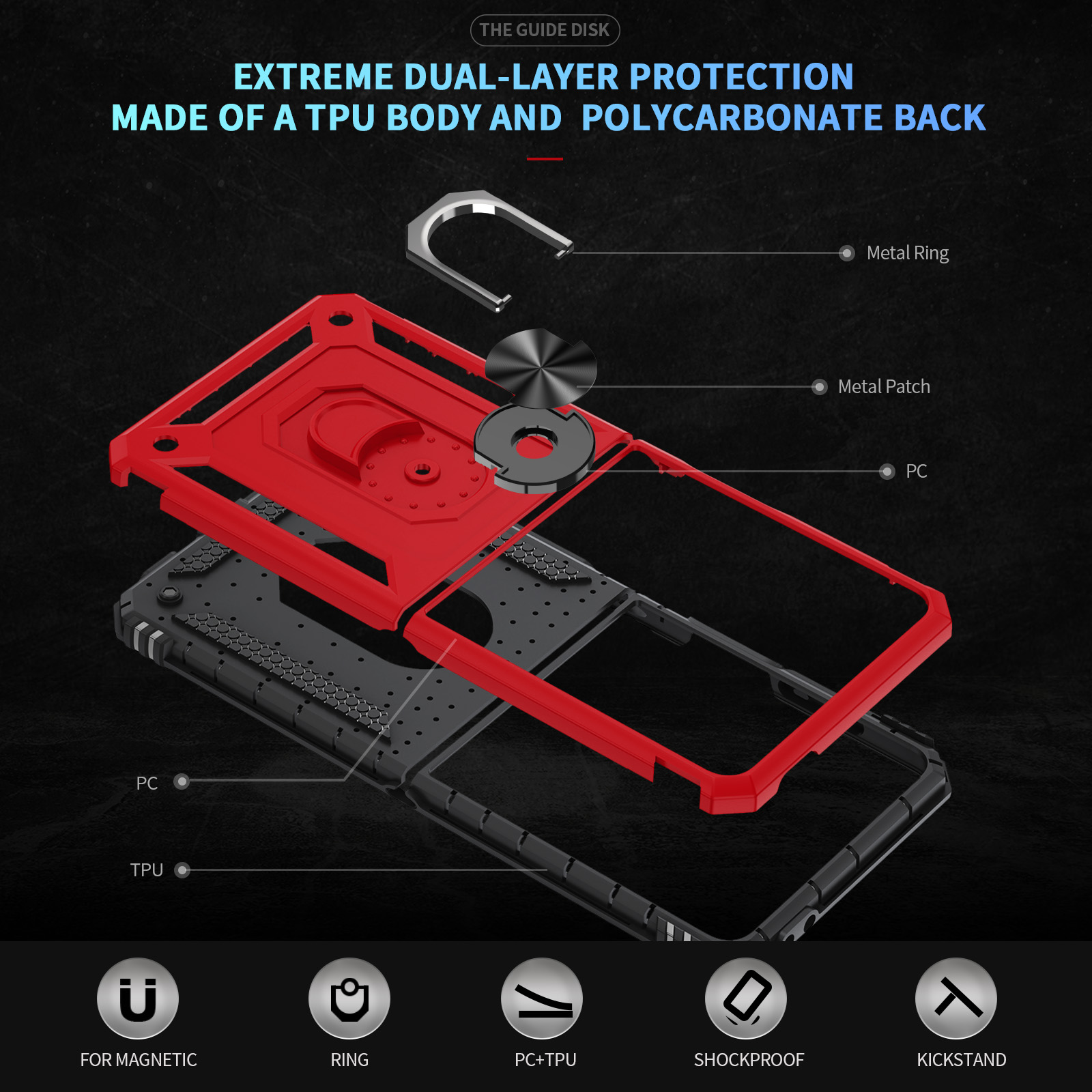Military-grade Shockproof Phon - Rugged Armor Case 评论和价格