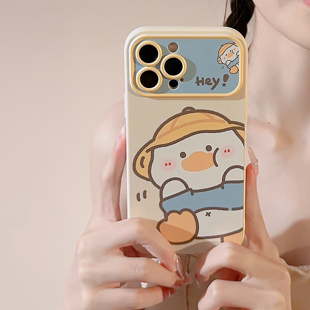 Korean Cartoon Yellow Duck Pho - Phone Cases Yellow 评论和价格