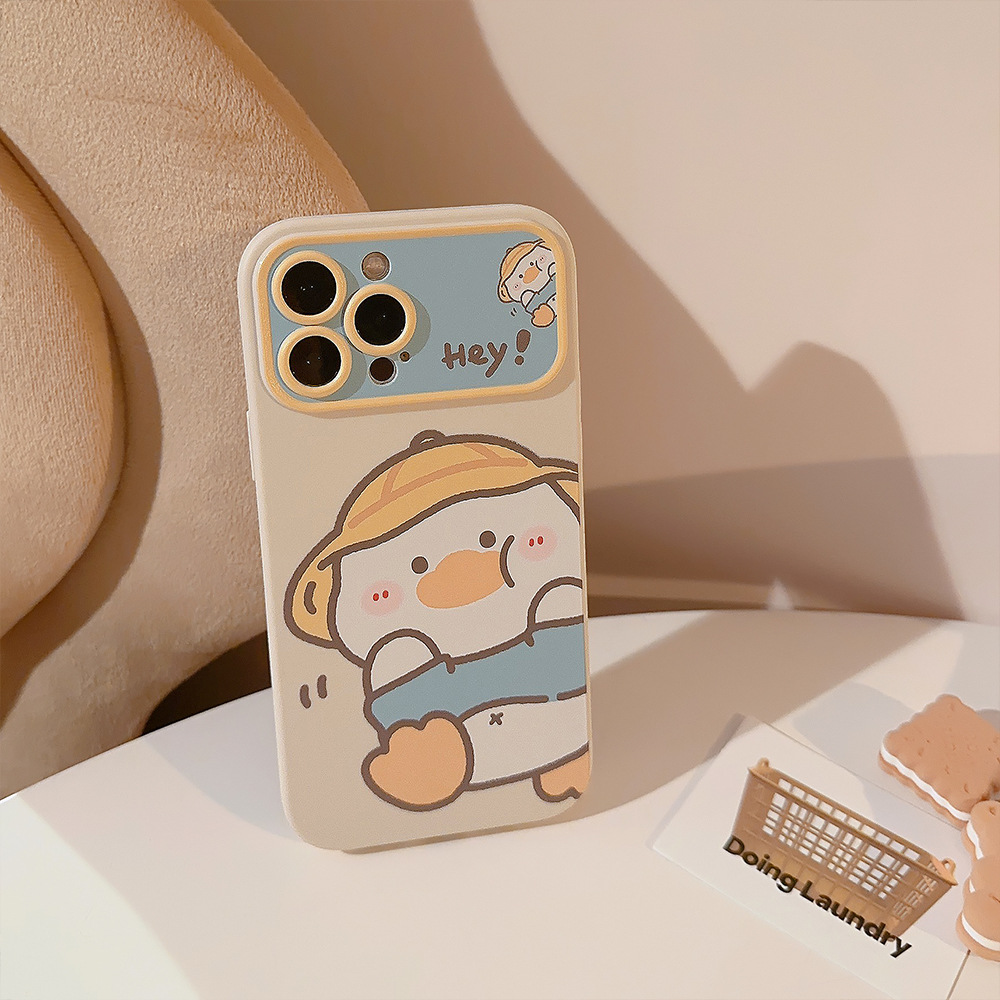 Korean Cartoon Yellow Duck Pho - Phone Cases Yellow 评论和价格