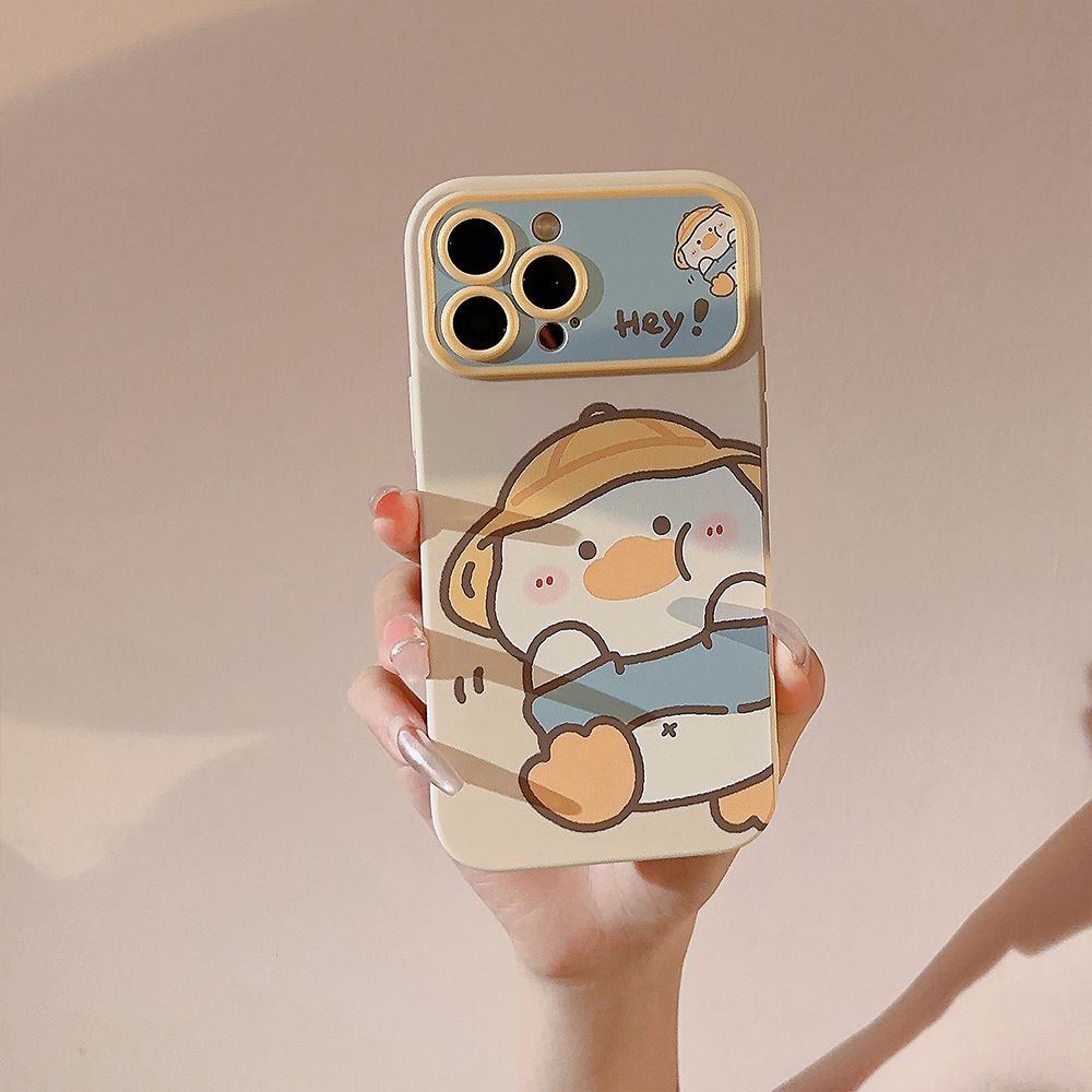 Korean Cartoon Yellow Duck Pho - Phone Cases Yellow 评论和价格