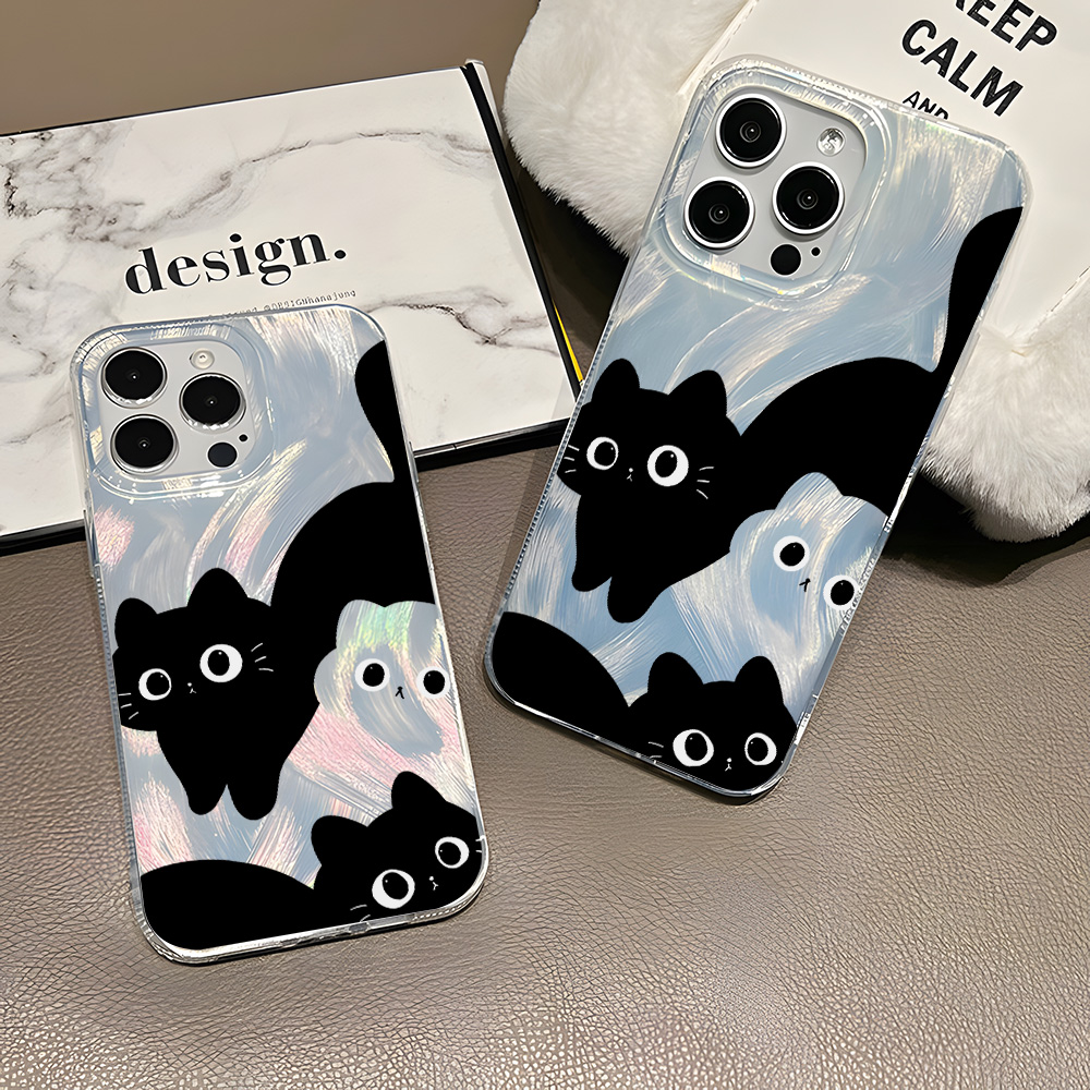 Luxury Cat Phone Case For iPho - Phone Cases Hard 评论和价格