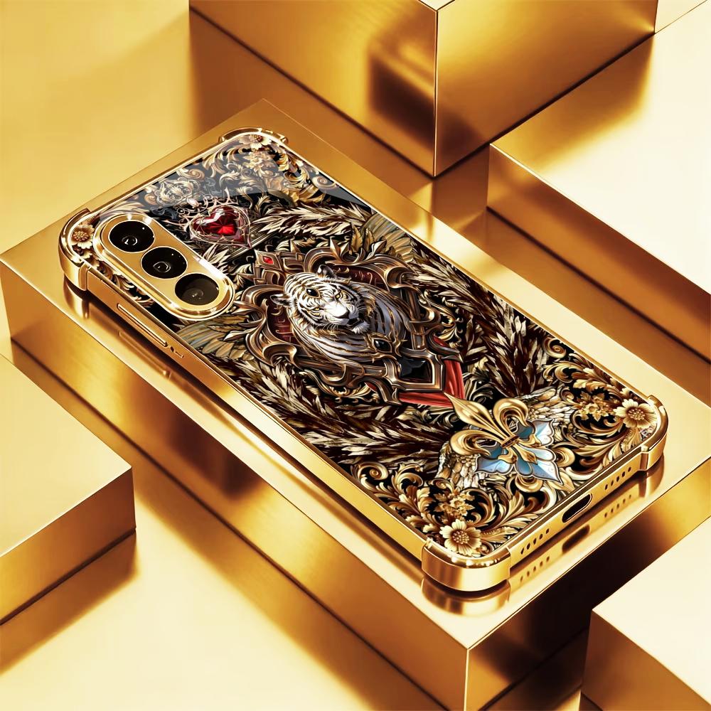 Floral Golden Tiger fashion ph - Phone Cases Quad Lock 评论和价格