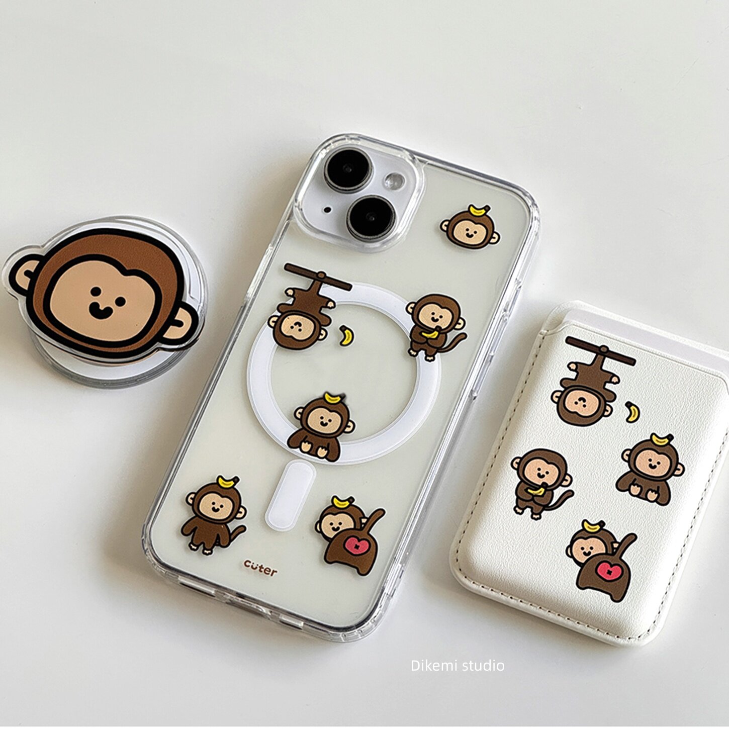 Brown Banana Baby Monkey Y2K I - Phone Cases Brown 评论和价格