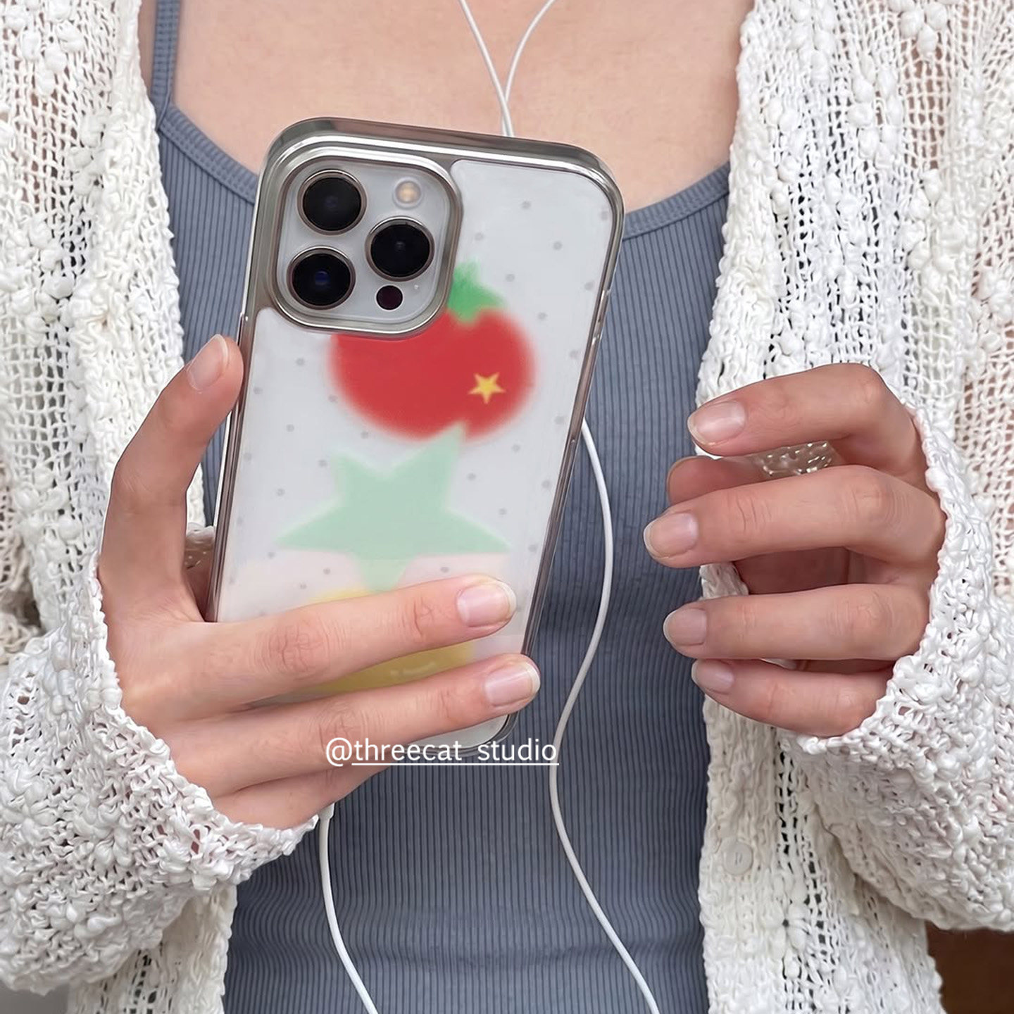 Korean Halation Tomato Lemon S - Phone Cases Brown 评论和价格