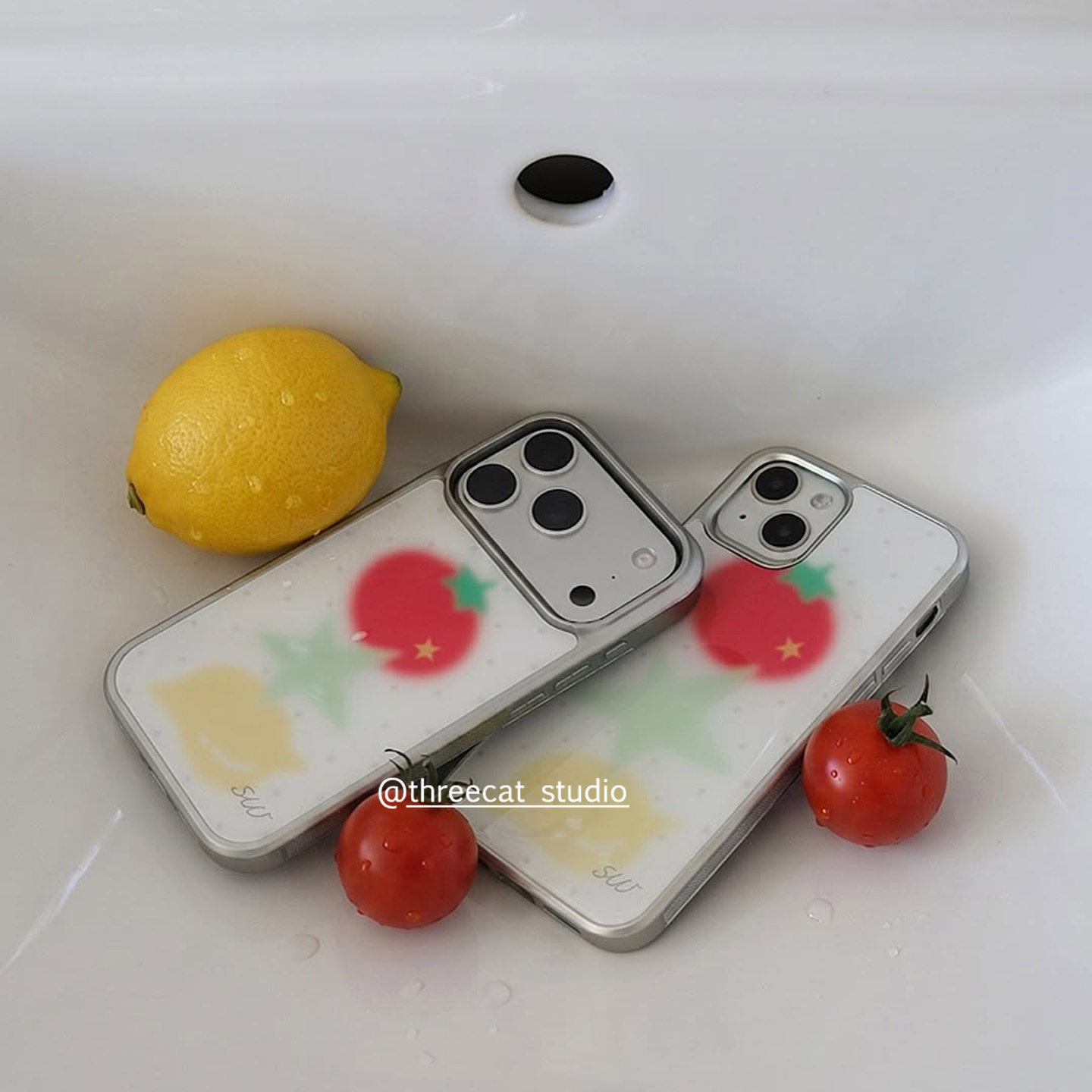 Korean Halation Tomato Lemon S - Phone Cases Brown 评论和价格