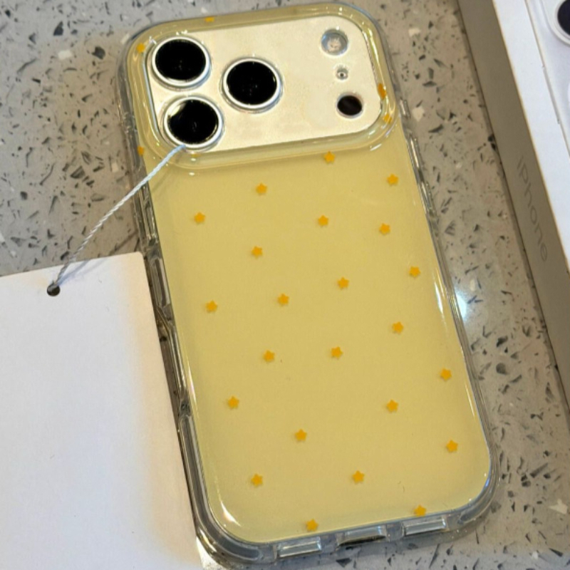Fashion Yellow Star Pattern Ph - Phone Cases Yellow 评论和价格
