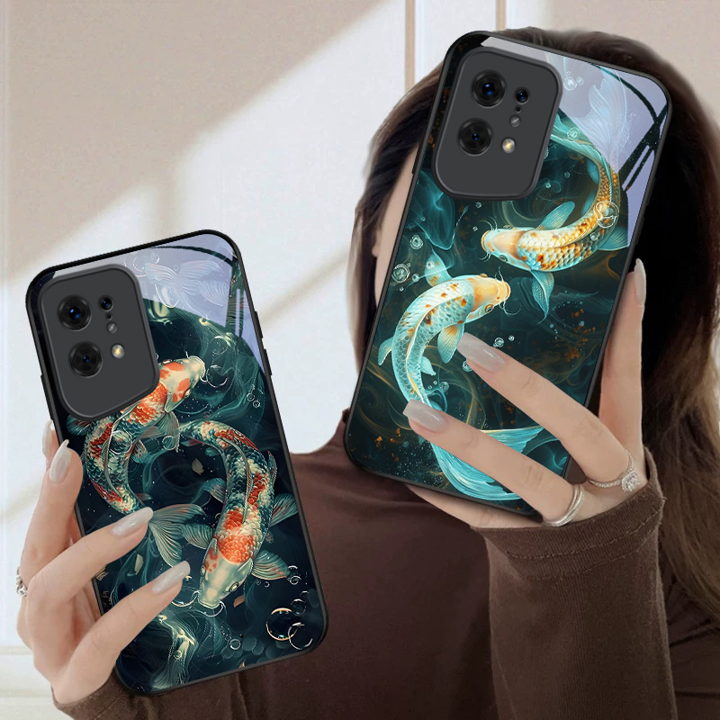 Two Fish Playing in Water For  - Phone Cases Oppo 评论和价格