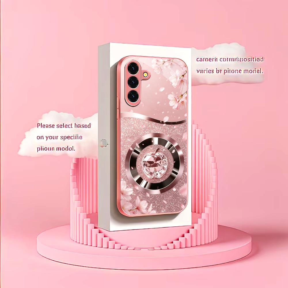 Blossom Glitter Apple Fashion  - Phone Cases Quad Lock 评论和价格