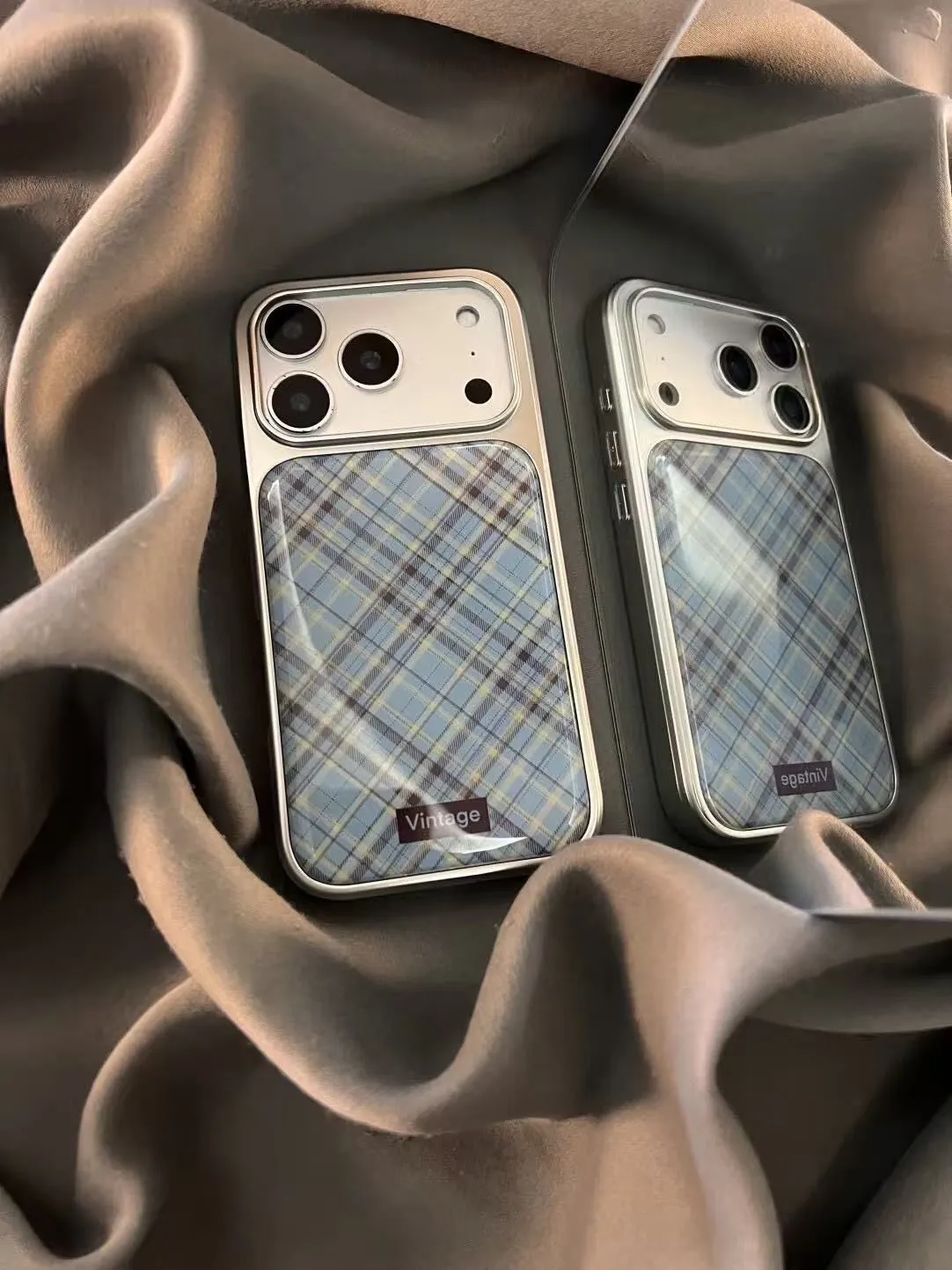Japanese and Korean Ins Retro  - Phone Cases Brown 评论和价格