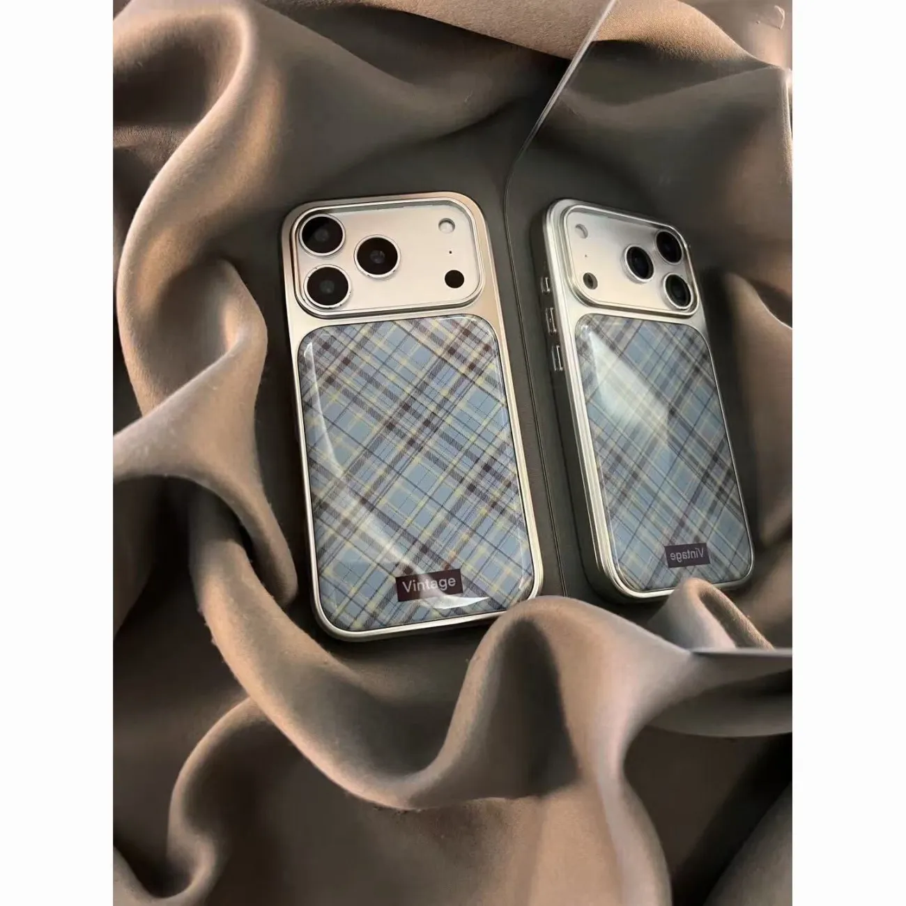 Japanese and Korean Ins Retro  - Phone Cases Brown 评论和价格