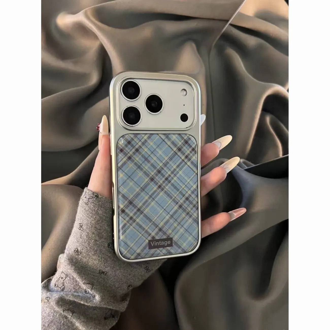 Japanese and Korean Ins Retro  - Phone Cases Brown 评论和价格