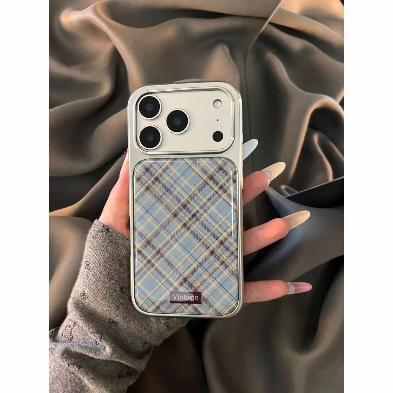 Japanese and Korean Ins Retro  - Phone Cases Brown 评论和价格