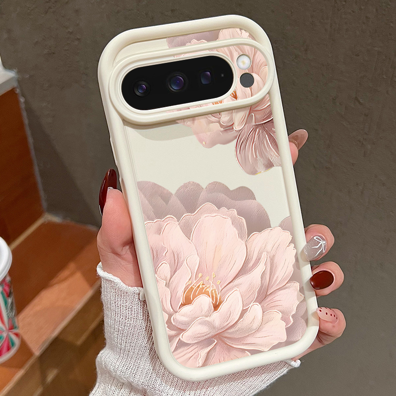 Pink Flowers Patterned Soft TP - Phone Cases Pixel 10 评论和价格