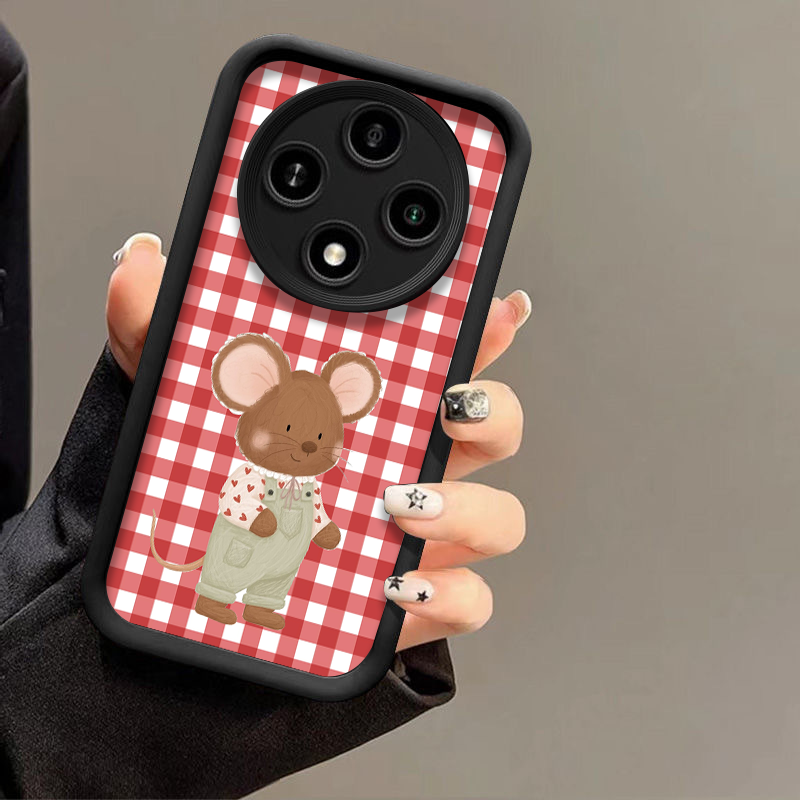 Checkered Printed Cute Animals - Phone Cases Oppo 评论和价格