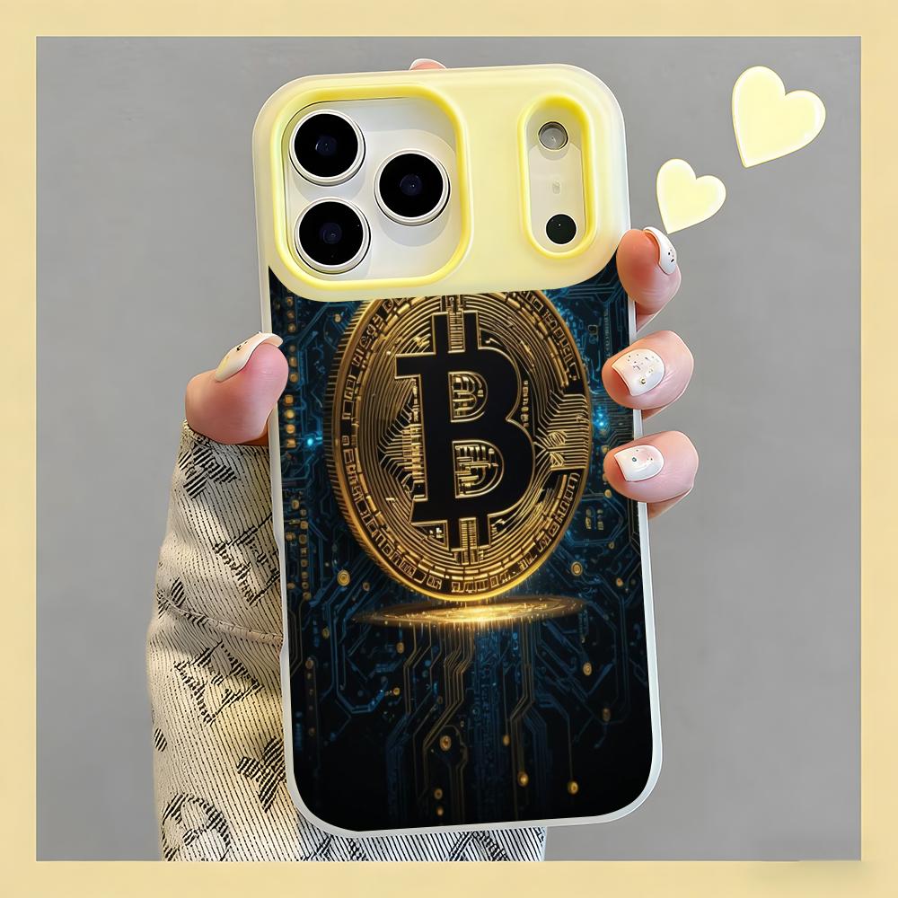 crypto theme Bitcoin Phone Cas - Phone Cases Yellow 评论和价格