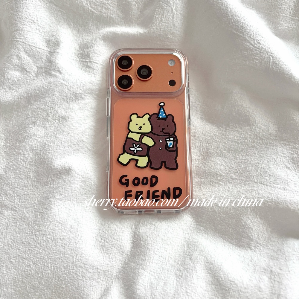 Korean Ins Cute Yellow & Brown - Phone Cases Yellow 评论和价格