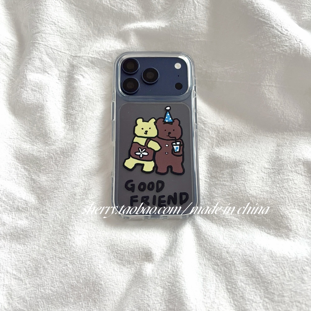 Korean Ins Cute Yellow & Brown - Phone Cases Yellow 评论和价格