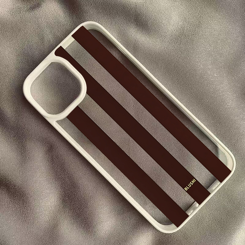Clear Brown Stripes Phone Case - Phone Cases Brown 评论和价格