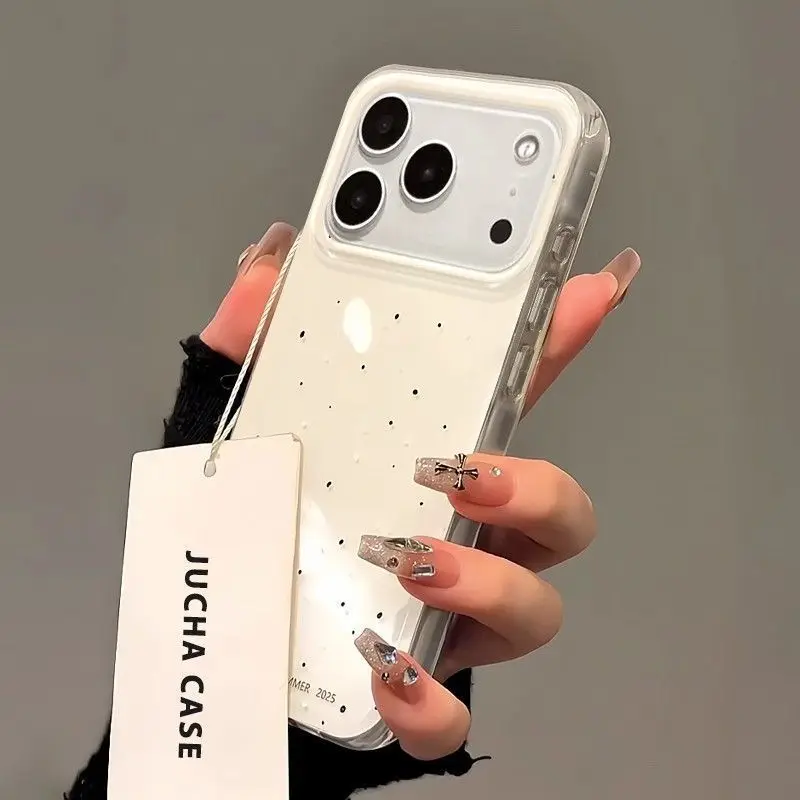 Korean INS Splashing Ink Polka - Phone Cases Brown 评论和价格
