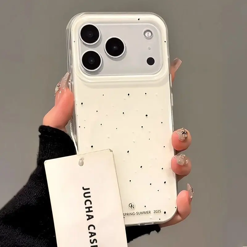 Korean INS Splashing Ink Polka - Phone Cases Brown 评论和价格