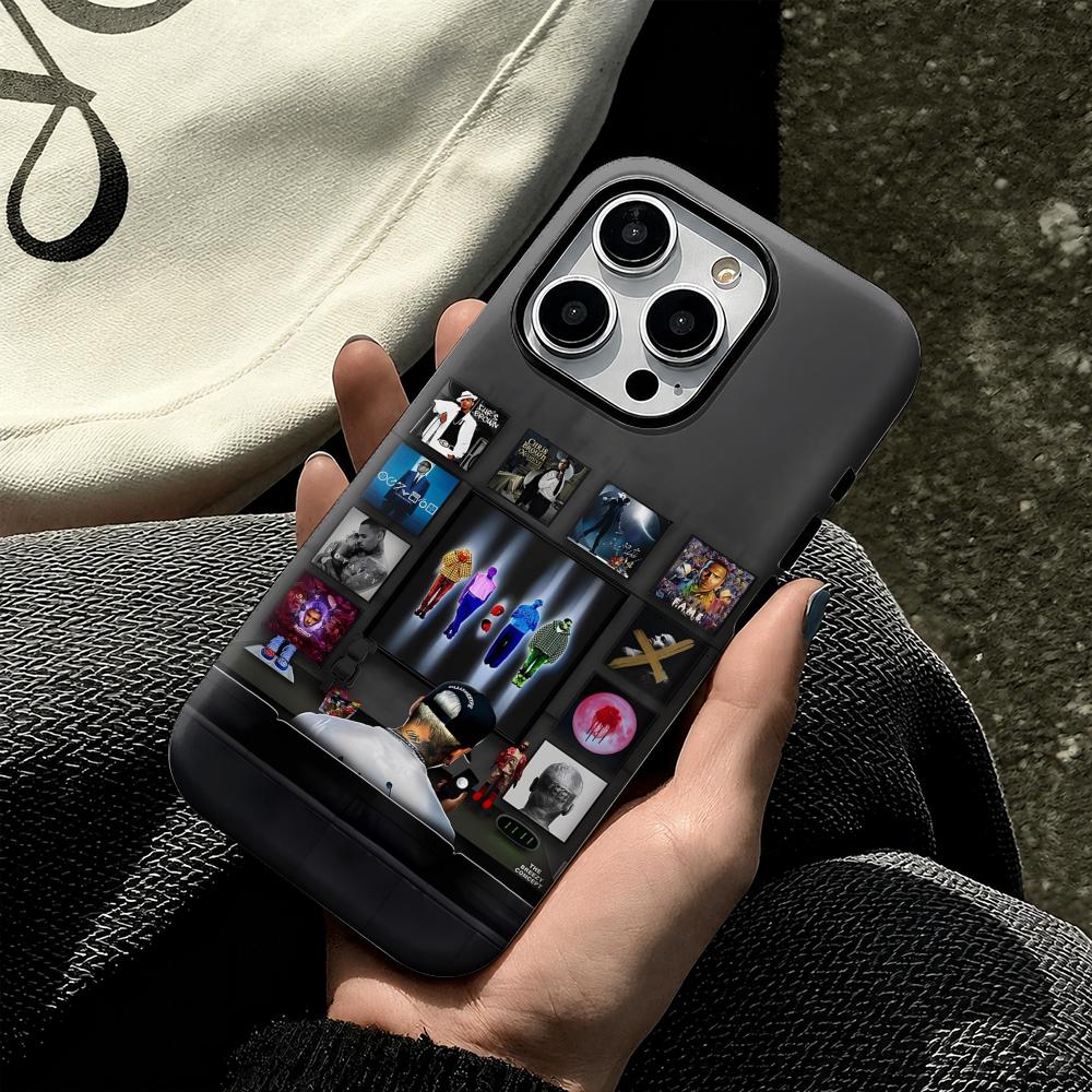 Rap C-Chris B-Brown Phone Case - Phone Cases Brown 评论和价格
