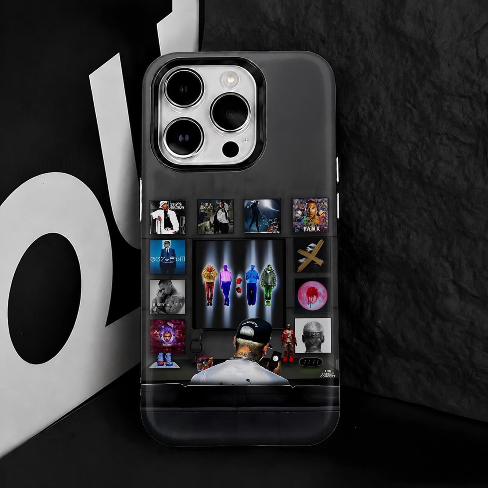 Rap C-Chris B-Brown Phone Case - Phone Cases Brown 评论和价格
